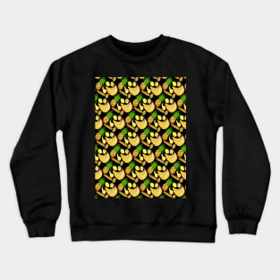 Yellow Foods Pattern Crewneck Sweatshirt